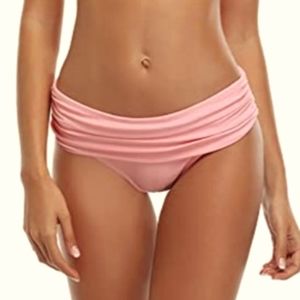 Women's Hipster Swim Bottoms - Pink, Size L (10/12)